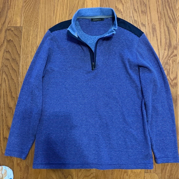 Bugatchi Men’s sweater Size L Purple-Grey Long Sleeve - Picture 2 of 3